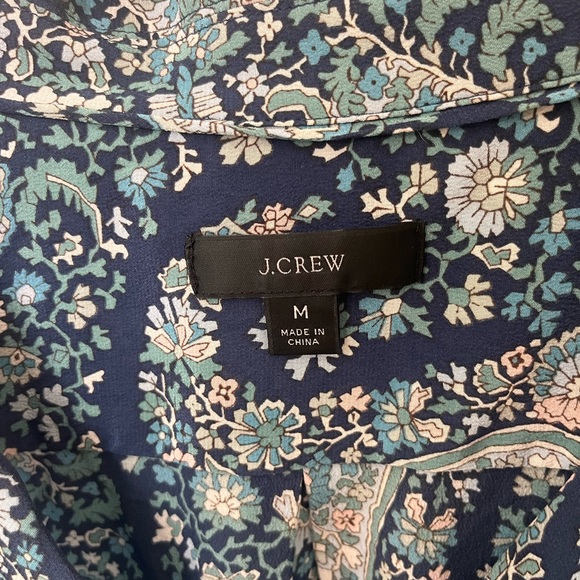 J. Crew Paisley Print Blouse - Picture 4 of 6